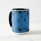 Blaue Hydrangea Tasse (Vorderseite Links)