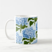 Blaue Hydrangea-Tasse Kaffeetasse (Links)