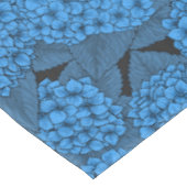 Blaue Hydrangea Tischdecke (Schrägansicht)