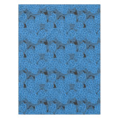 Blaue Hydrangea Tischdecke (Vorderseite)