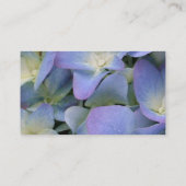 Blaue Hydrangea-Visitenkarte Visitenkarte (Rückseite)