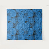 Blaue Hydrangea Wandteppich (Vorderseite (Horizontal))
