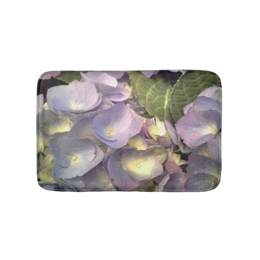 Blaue Hydrangeas Badematte (Vorderseite)