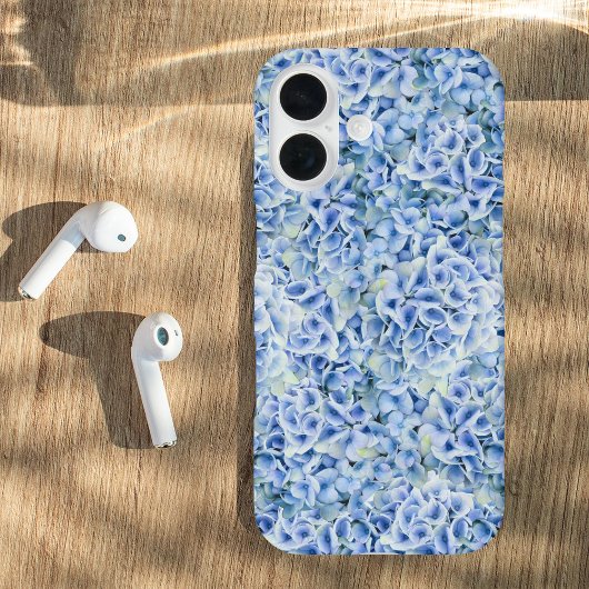 Blaue Hydrangeas - Blumenmuster Case-Mate iPhone Hülle