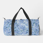 Blaue Hydrangeas - Blumenmuster Duffle Bag (Vorderseite)