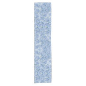 Blaue Hydrangeas - Blumenmuster Kurzer Tischläufer (Vorderseite)