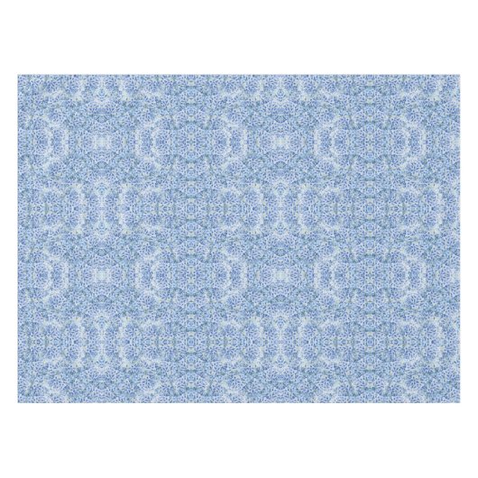 Blaue Hydrangeas - Blumenmuster Tischdecke (Vorderseite (Horizontal))