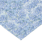 Blaue Hydrangeas - Blumenmuster Tischdecke (Schrägansicht)