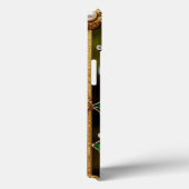 Blaue Hydrangeas in Verzierten Rahmen Case-Mate iPhone Hülle (Rückseite / Rechts)