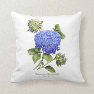Blaue Hydrangeas Kissen