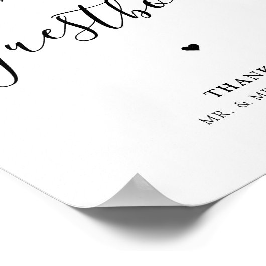 Blaue Hydrangeas pink bitte Unterschrift Gästebuch (Ecke)