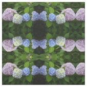Blaue Hydrangeas, rosa Hydrangeas, lila Hydrangea Stoff (Muster)