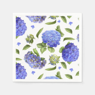 Blaue Hydrangeas Serviette