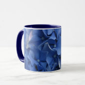Blaue Hydrangeas-Tasse Tasse (Vorderseite Links)