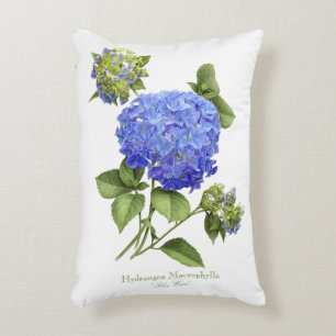 Blaue Hydrangeas Zierkissen