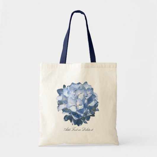 Blaue Hydrangeatasche Tragetasche (Vorne)