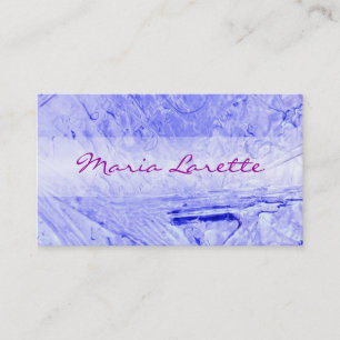 BLAUE ICE Designer Business Card Visitenkarte