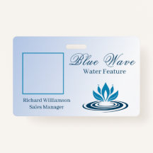 Blaue ID für die Installation von Wasserfunktionen