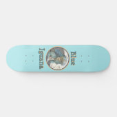 BLAUE IGUANA Skateboard Deck (Horizontal)