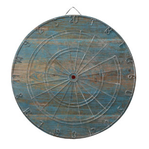 Blaue Imitat-Strand-Holz-Beschaffenheit Dartscheibe