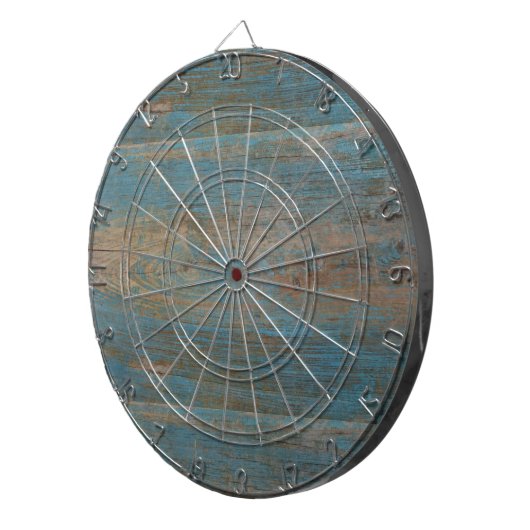Blaue Imitat-Strand-Holz-Beschaffenheit Dartscheibe (Vorderseite rechts)