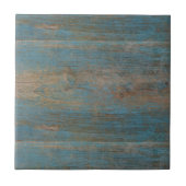 Blaue Imitat-Strand-Holz-Beschaffenheit Fliese (Vorderseite)