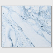 Blaue Imitate Geschenkpapier (Flach)