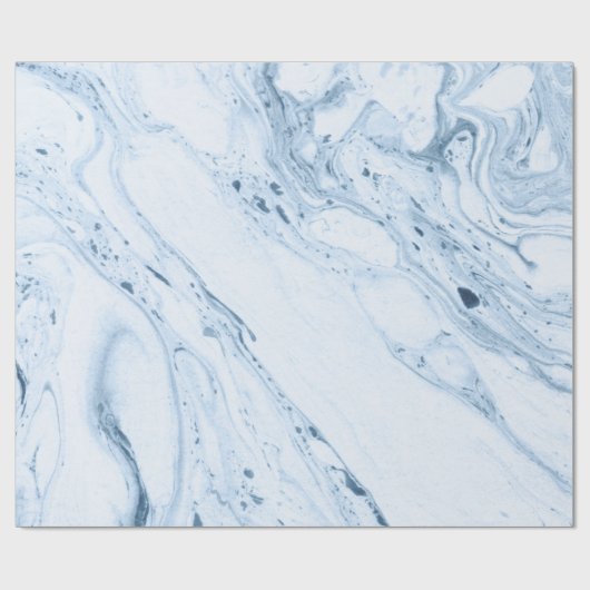 Blaue Imitate Geschenkpapier (Flach)