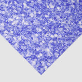 Blaue Imitate Glitzer Textur Seidenpapier (Detail)