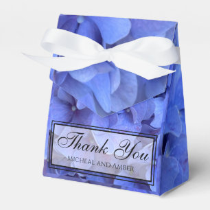 Blaue Immergrün-elegante Hortensienblüten Geschenkschachtel