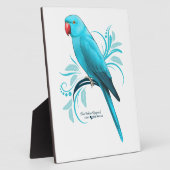 Blaue Indianerringel Fotoplatte (Seite)