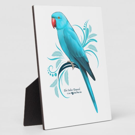 Blaue Indianerringel Fotoplatte (Seite)