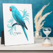 Blaue Indianerringel Fotoplatte (Seite)