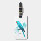 Blaue Indianerringel Gepäckanhänger (Vorderseite vertikal)