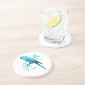 Blaue Indianerringel Getränkeuntersetzer (Seite)