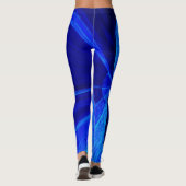 Blaue Infinity-Leggings Leggings (Rückseite)