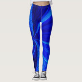 Blaue Infinity-Leggings Leggings (Vorderseite)