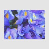 Blaue Iris-Blume Seidenpapier (Vorderseite)