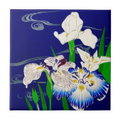 Blaue Iris Fliese (Vorderseite)