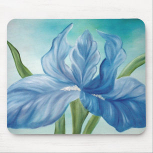 Blaue Iris Mousepad