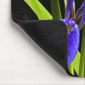 Blaue Iris Mousepad (Ecke)