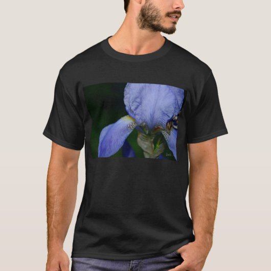 Blaue Iris T-Shirt (Vorderseite)