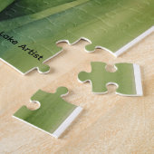 Blaue Iris-Wasserfarben-Puzzle Puzzle (Seite)