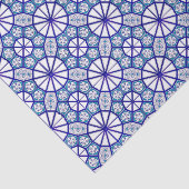 Blaue Iznik Fliese Seidenpapier (Ausschnitt)