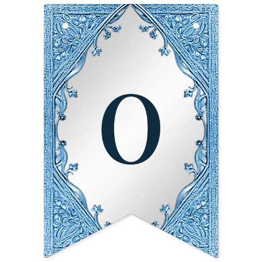 Blaue Jagdflagge Wimpelkette (Zweite Fahne)