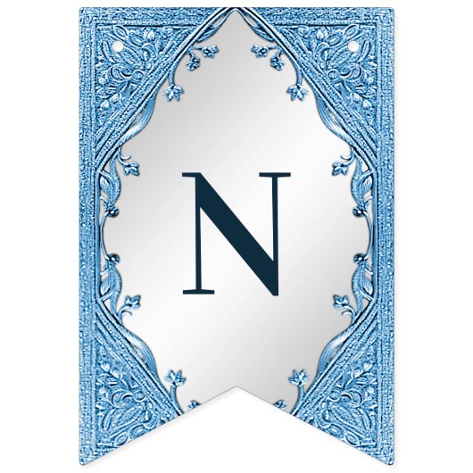 Blaue Jagdflagge Wimpelkette (Dritte Fahne)