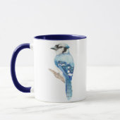 Blaue Jay Bird Art Collection Tasse (Links)
