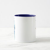Blaue Jay Bird Art Collection Tasse (Zentrum)