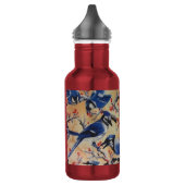 Blaue Jay Edelstahlflasche (Links)