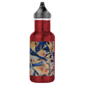Blaue Jay Edelstahlflasche (Rechts)